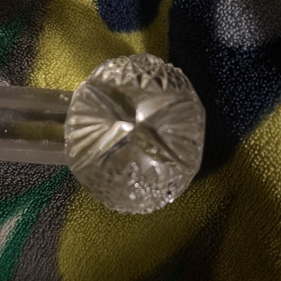 Vintage knife rest 1920s crystal knife rest - Picture 3 of 3